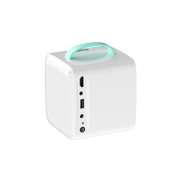 Q2 Unique Super Mini Cube Projector HD 720P Portable Video Projector Android 11.0
