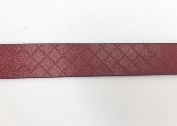Embossed Pattern 32mm Cowhide Womens Wide Leather Belts