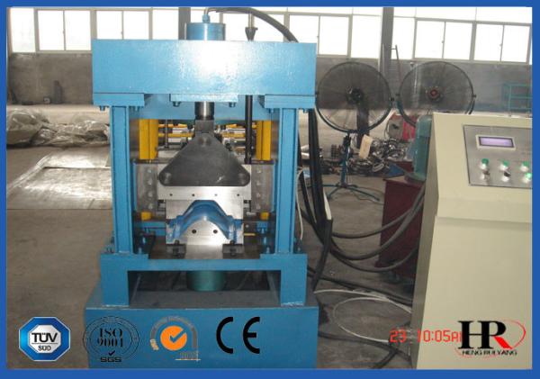 Galvanized Metal Steel Roof Tile Roll Forming Machine For Ridge Cap