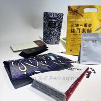 Food Storage Nuts Coffee Beans Food Grade Customizable Kraft Paper Bag With Window Stand Up Pouch Black Doypack Zip Lock