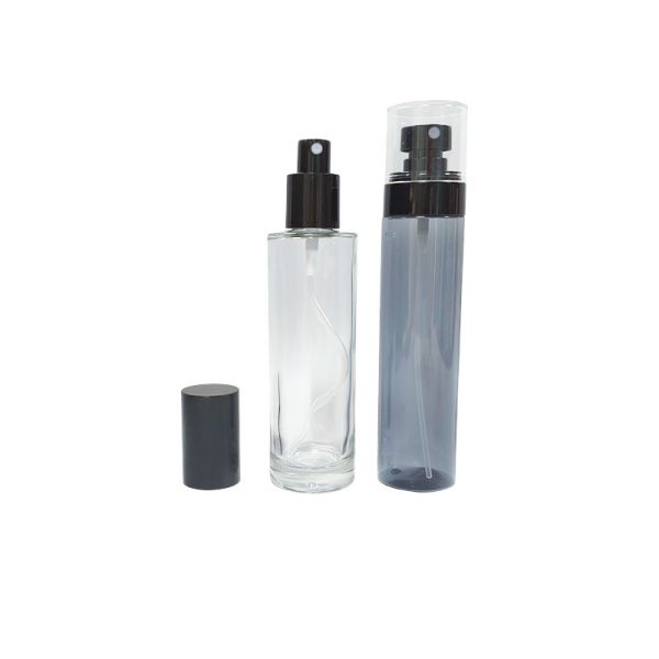Metallization Beauty Mist Spray Bottle 3ml Compact Portable Refillable Transparent Plastic Container for Skincare and Cosmetic