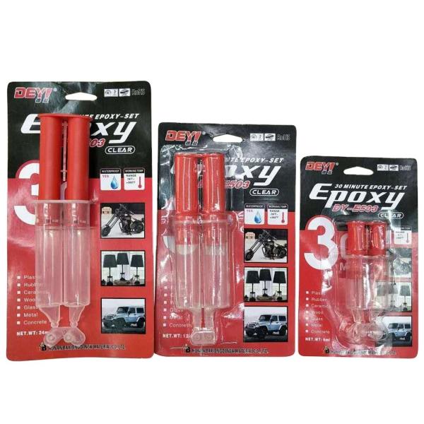 Construction Two Part Epoxy Resin Glue For Machinery And Transparent Injectable Paste