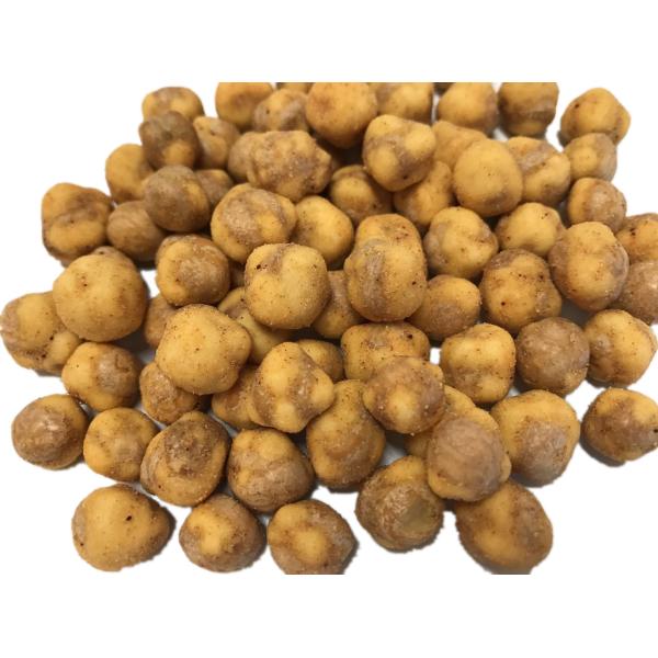 Casse-croûte rôti de pois chiches enduit par saveur de BBQ, pois chiches rôtis organiques faibles en calories