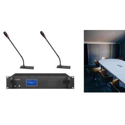 Sistema de áudio da sala de conferências do receptor de 19 polegadas com tela táctil