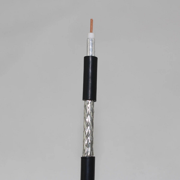 Video Low Loss 75 Ohm Coax To Rj45 , Polyvinyl Chloride 100 Feet Coaxial Cable