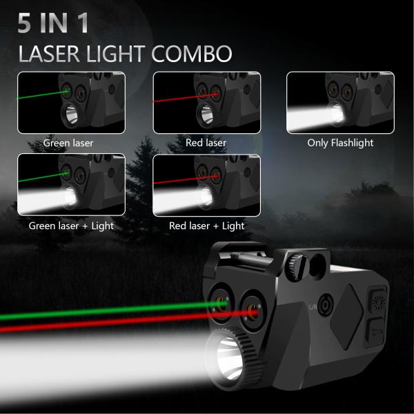 O laser da espingarda observa laser de um verde 520nm/650nmRed de 500 lúmens observa feixes