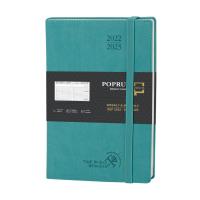 Planificateur écologique Couverture souple bleu 2023 de Donau 2023 avec les pages intérieures verticales