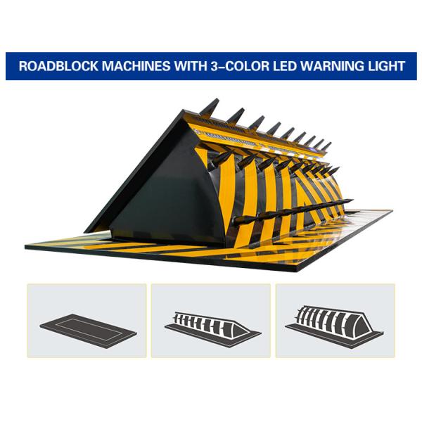 Airports Military Zones Traffic Roadblocks , 220V Hydraulic Roadblock Machine