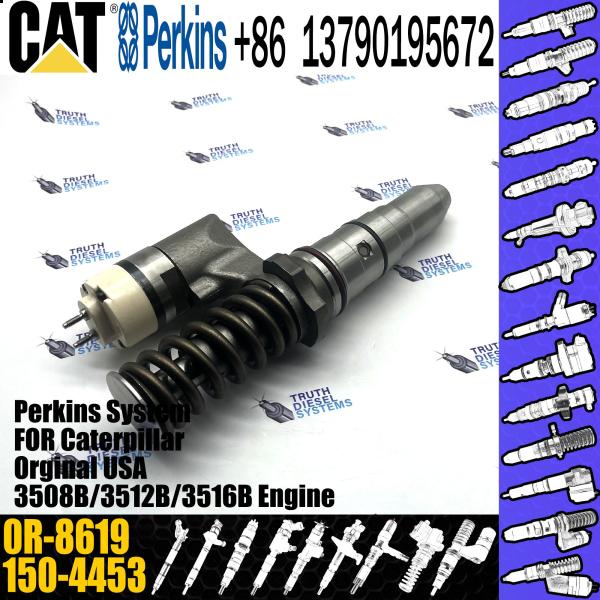 Inyectores de carburante comunes del carril del OEM del excavador 150-4453 del motor 5130B/5230B 150-4453 0R-8619