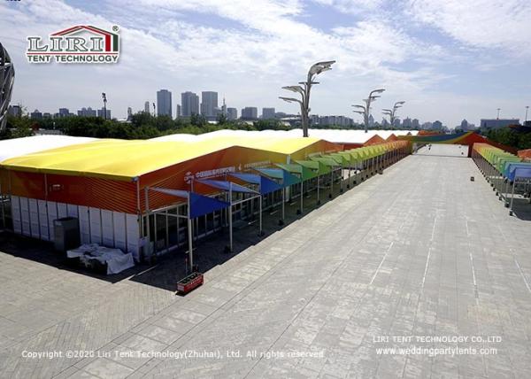 Heat Insulation 8m Cube Structure Tent For Office Registration