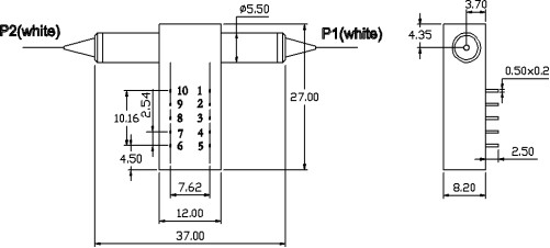 механический переключатель 850nm 1310nm оптического волокна 1x1 для системного контроля