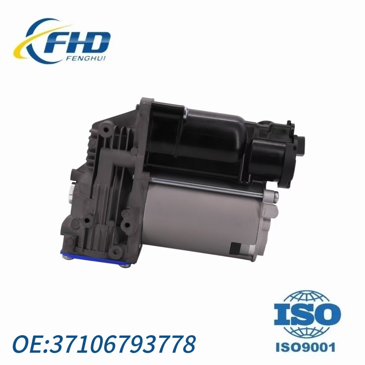 BMW 5 Series E61 Air Suspension Compressor Pump with Thermal Overload Protection and Integrated Air Dryer