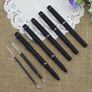 Gel pen,Promotional gel-ink pen with cap,black rubber gel-ink pen with screen touch pen