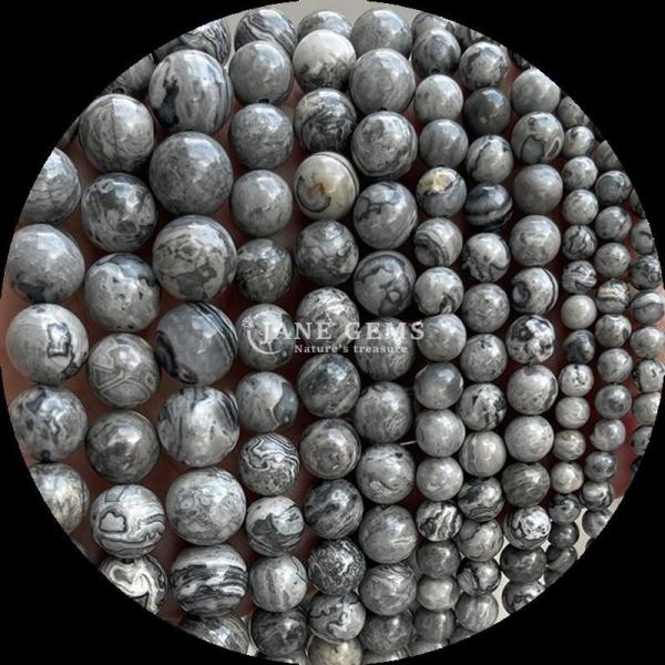 Gems Bead Round Shape 8mm Natural for B2B Gemstone Distributors Various Crystal Healing Stones Zebra Jasper Amazonite and More for DIY
