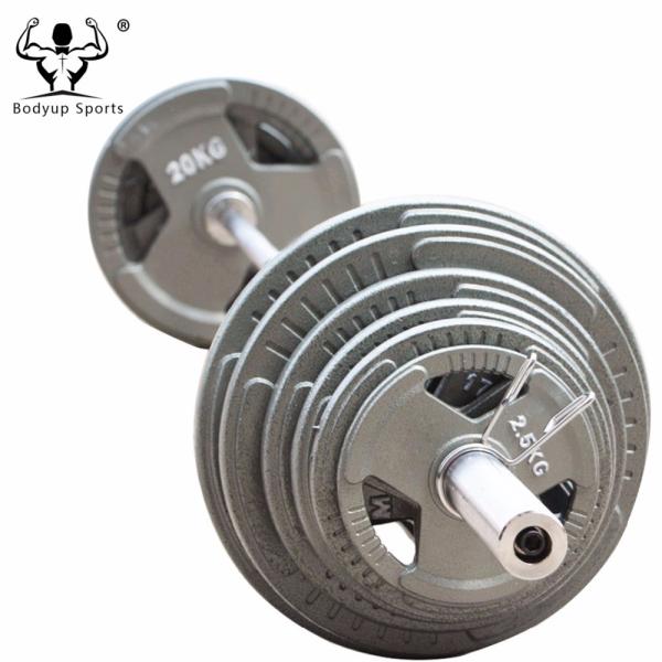 Adjustable Weight Lifting Fitness Equipment Barbells 300LB 135kg Cast Iron Material