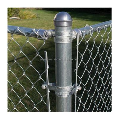 Pressure Treated Heat Treated Chain Link Fence Diamond Wire Mesh for Sports Fence