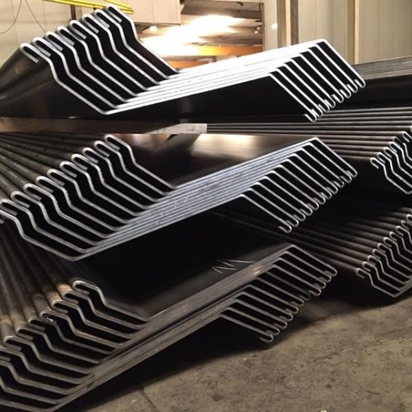 Alloy Grade Sy390 Sy295 Interlocking Steel Sheet Piles Carbon Steel Z Type Sheet Pile