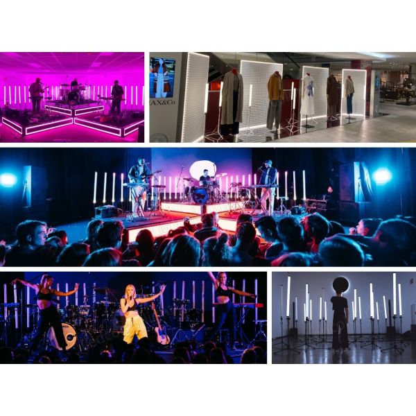 50mm Tube LED Pixel Light Durable RGB DMX512 Control LED Pixel Tube Lighting