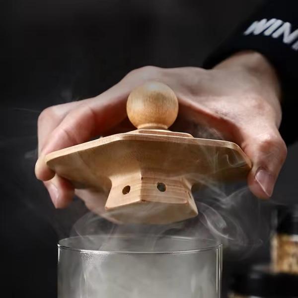 Fumeur en bois de luxe Fumeur à cocktail