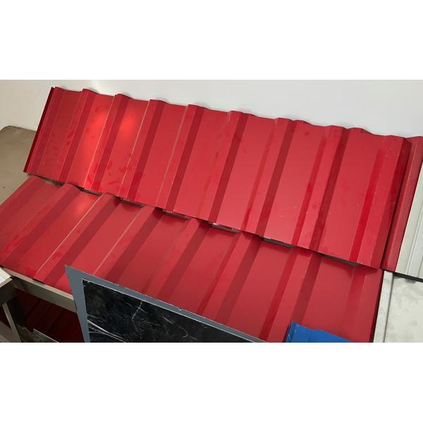 RAL6005 AZ150 PPGL Гофрированные металлические плитки предварительно окрашенные гальвалюмные алюцинковые стальные листы Гофрированные кровельные листы
