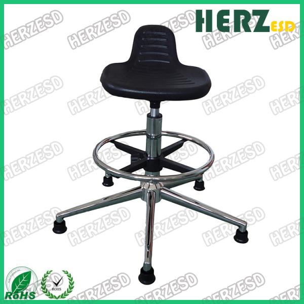 Antistatic Office Metal Lab Stools Adjustable Back Esd Lab Chair
