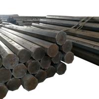 Octagonal Distribution Steel Pole 15kV 69kV Galvanized Pole For Power Line