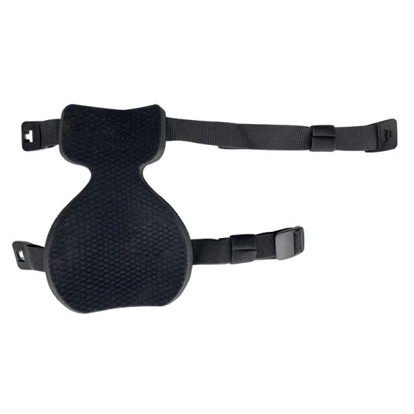 Американская пара черных и коричневых подложки для коленного сустава