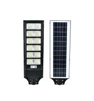 Capteur de mouvement imperméable à l'eau éclairage de rue solaire intégré avec panneau solaire