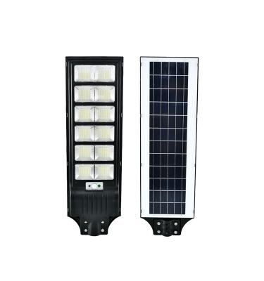Capteur de mouvement imperméable à l'eau éclairage de rue solaire intégré avec panneau solaire