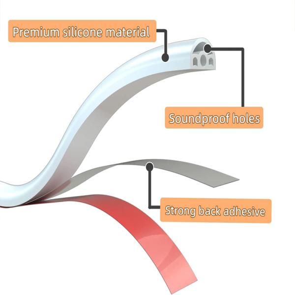 Customized Silicone Rubber Multi-hole Design Weather Strip for Door Sealing Solutions