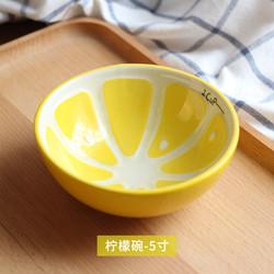 Creative Hand Painted Baking Ceramic Bowl , Watermelon Pattern Porcelain Ice Cream Bowls