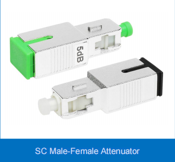 SC Male-Female Attenuator Low RL Wide Attenuation Range