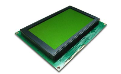 20 Pin COB STN 240x128 LCD Display Screen With Yellow Green Backlight ODM