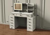 LED light Makeup Dressing Tables Set With Mirror