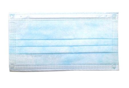 Three Layer Disposable Non Woven Mask 17.5x9.5cm With Adjustable Nose Clip