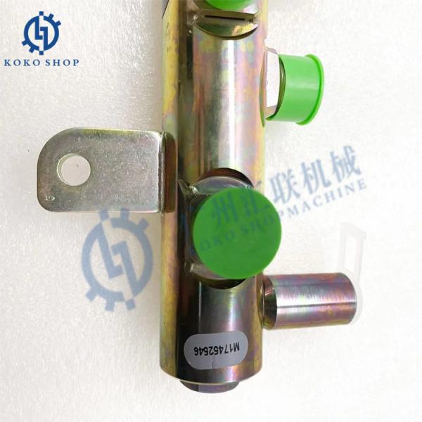 Bosch Distribuidor de combustible Tubo de tren común 3977530 0445226042 6754711210 0445226034 Combustible de ajuste múltiple Motor 6D107 Excavadora
