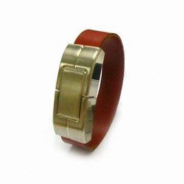Fábrica grande de memoria USB de cuero con alto la calidad AT-030D