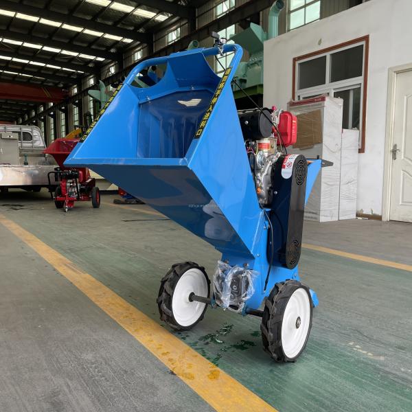 Electric Engine Tree Branch Shredder 4kw Wood Chipper Machine for Mini Move Single Phase