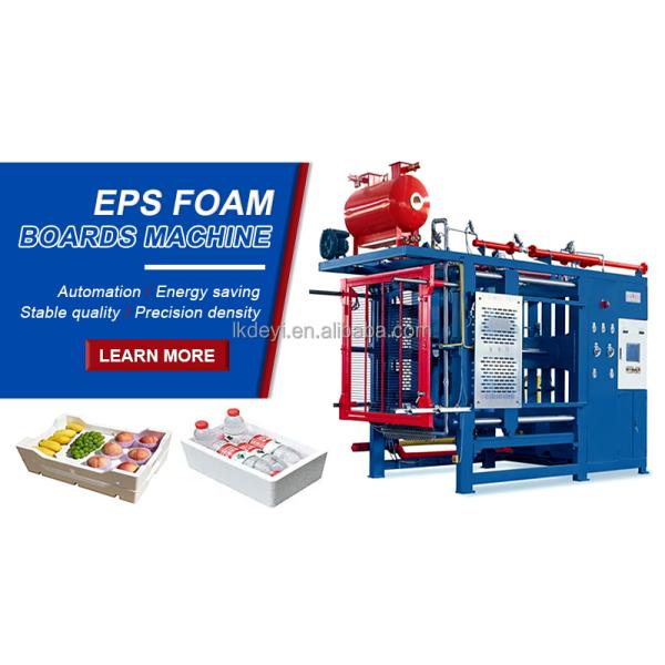 expandable polystyrene eps foam shape moulding fish box floor heating making machine