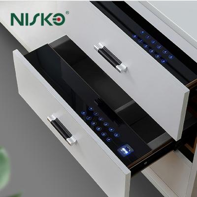 Pull out Safe Box with Fingerprint Lock Drawer in Wardrobe