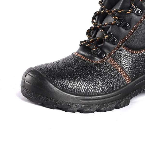 Unisex Genuine Leather Breathable Footwear With Heat Resistant/Oil Resistant PU/PU Outsole Safety Shoes