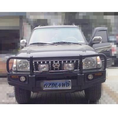 Rolled Steel 4x4 Front Bumper Bull Bar For Toyota Land Cruiser Prado 90 Series FJ90