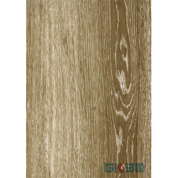 Resistencia ignífuga de madera del rasguño del suelo 5m m del PVC del grano YA-M308-11