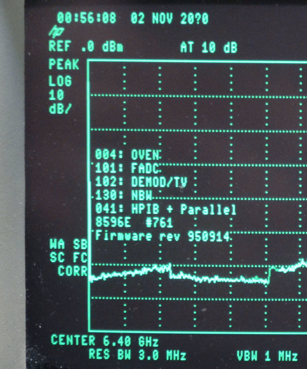 Прочный Rackmount анализатор шума портативное Keysight Agilent 8596E RF