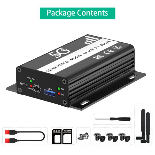 Новая версия NGFF(M.2) клавиатура B на USB 3.0 Адаптер с картой Слот и дополнительное питание для 3G / 4G / 5G Модуль