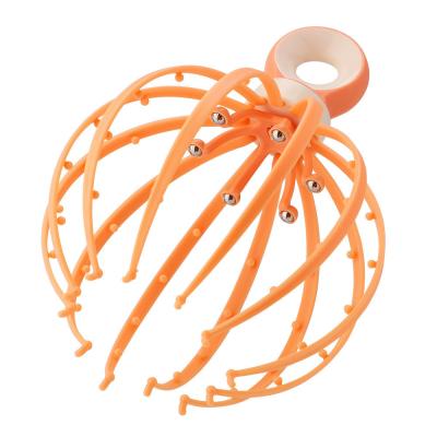 Silicone Head Scalp Massager ABS Handheld Portable Claws Octopus Scalp Massager