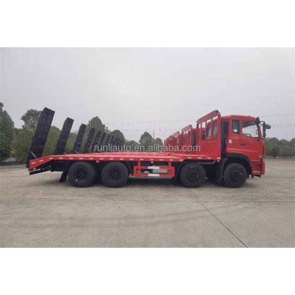 Grande capacité 12 roues 20 tonnes 25 tonnes Excavateur de transfert Howo camion de transport à lit plat