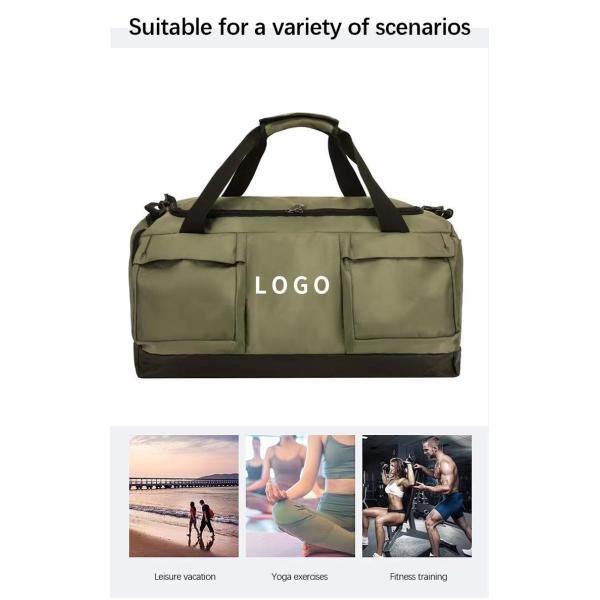 Weekend Overnight Viajes a prueba de agua Gimnasio Deportes Bolsas con calzado