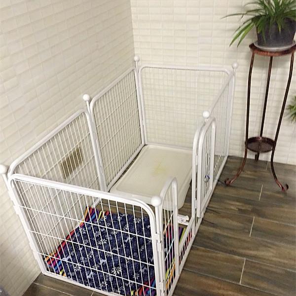 120cm 6 Tablets Dog Playpen Barrier SGS Dog Cage Fence Indoor