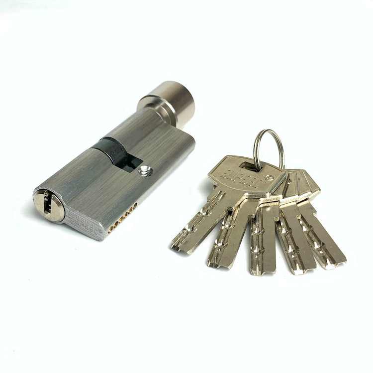 70mm Aluminum Brass Cylinder Single Open Aluminum Cylinder Lock